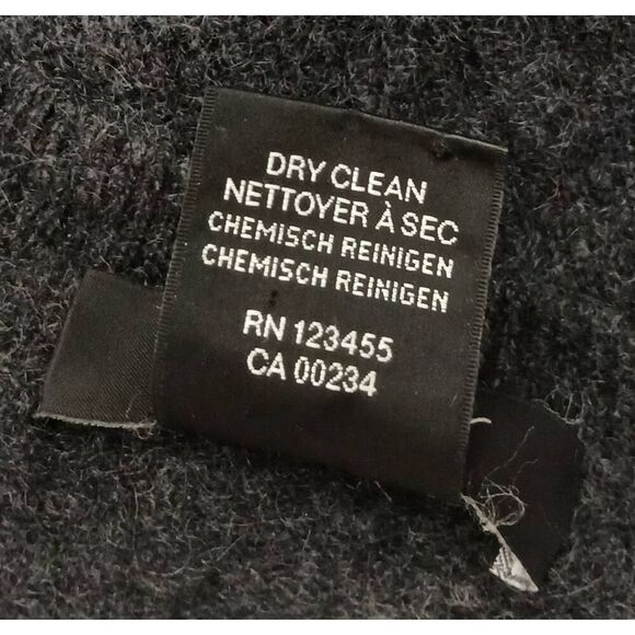 Lord and Taylor womens small 100% cashmere sweater lightweight charcoal gray - Picture 8 of 8